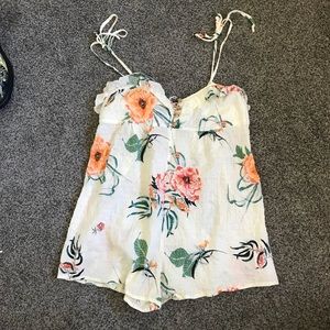 urban floral romper